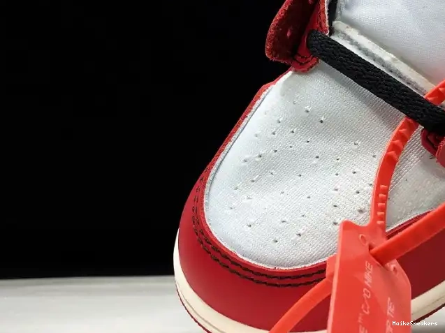 MaikeSneakers The Ten Off-White Retro Air 1 Chicago Jordan AA3834-101 0408